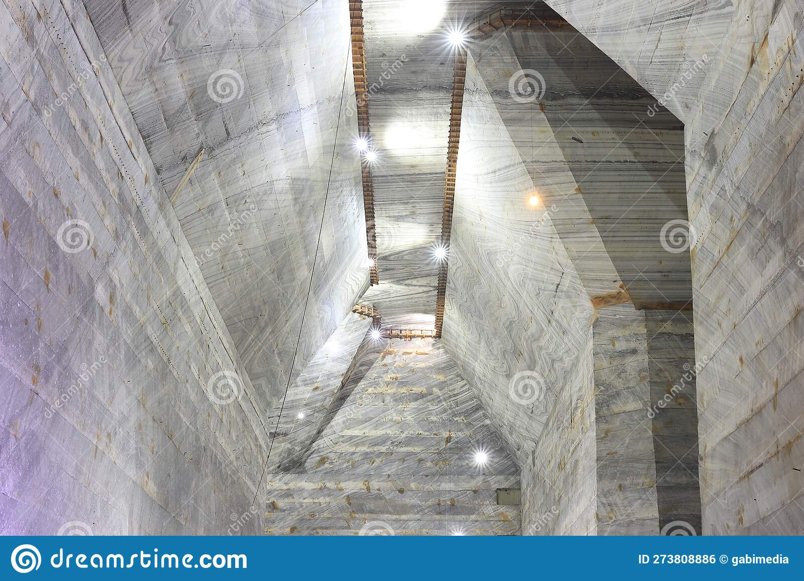 Salt mine in Europe Slanic Prahova, Romania